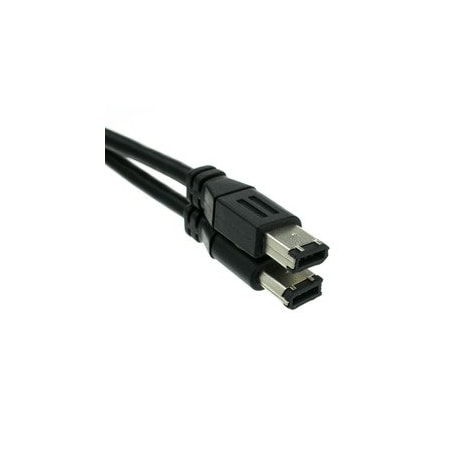 Cable Wholesale Firewire 400 6 Pin cable, IEEE-1394a, 6 foot 10E3-01106